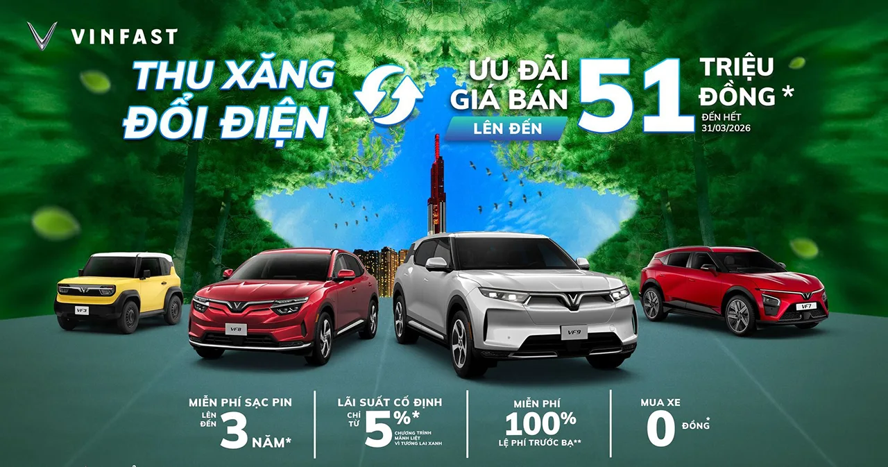 THU XĂNG – ĐỔI ĐIỆN: MỞ LỐI HÀNH TRÌNH XANH